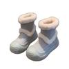 Botas de Algodón de Moda para Mujer 2025 Invierno Nuevas Súper Populares Cálidas Moda Versátiles Suela Gruesa Antideslizantes Felpa Engrosada Botas de Nieve