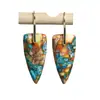Aretes Forma de Flecha Piedra Imperial Color Natural para Mujer Exquisitos Elegantes Pendientes Colgantes Pendientes