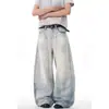 Moda transfronteriza estilo Hong Kong moderno para hombre y mujer verano nuevo 2026 jeans rotos personalizados hip-hop tendencia ins calle alta
