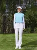 Ropa de Golf para Mujer Chaqueta de Manga Corta Verano Nuevo Chaleco Secado Rápido Fina Deportiva Ropa Deportiva para Mujer Protección Solar