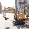 Nova máquina de gancho pequena escavadeira HT10 de exportação de escavadeira de 1 tonelada selada de cabine pequena