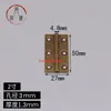 Dobradiça de Cobre Rolamento de Latão Pequena Dobradiça 2 Polegadas 3 Polegadas Dobradiça Estilo Chinês Armário Leve de Luxo Porta de Caixa Dobradiça de Porta Dobradiça Estilo Antigo