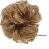 Coque de Cabelo Estilo Europeu e Americano para Mulheres, Coque Elástico, Seda de Alta Temperatura, Coque de Cabelo Cacheado Natural Fofo, Fábrica de Perucas Transfronteiriça