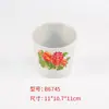 Plato de Servir de Melamina para Comida Caliente y Barbacoa Famoso en Internet de Chongqing, Estilo Vintage Retro Nostálgico, con Diseño de Caracteres Chinos Tradicionales