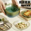 Plato de hueso para decoración del hogar de lujo, plato de escritorio multifuncional para desechos, plato creativo para frutas y bocadillos con estante de almacenamiento