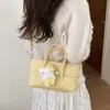 Bolso Pequeño Sencillo de Mano para Mujer 2026 Nuevo Versátil Bolso Cubo con Patrón de Lichi Bolso Cruzado Versátil de Gama Alta Retro