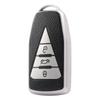 Estojo de chave Dongfeng Qi Chen d60 t60/t70/t90/t70x Qi Chen Xing r50 padrão de couro especial concha de fivela de carro
