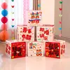 Caja de Boda Dopamina para Hombres y Mujeres Decoración de Fondo para Habitación de Boda Sala de Estar del Hogar Salón de Banquetes de Boda Venta al por Mayor