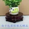 Estante de flores de madera antiguo estilo chino para sala de estar, estante redondo de madera de varias capas para plantas verdes de interior, bonsáis, para balcón
