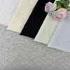 Tecido de Renda Floral Grande em Nylon, Leve, Macio e Amigo da Pele, Tecido de Malha, Material para Roupas de Moda Retro Nostálgico de Primavera e Verão
