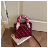 Bolso de mano con pañuelo de seda elegante transfronterizo para mujer, nuevo bolso de moda Lady Dior con estampado de diamantes, bolso de hombro y cruzado de nicho de lujo ligero