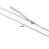 Acero Inoxidable Chapado al Vacío en Oro de 18K Cadena de Eslabones Torcidos Moderna Versátil Cadena de Caja Extensión Collar Joyería DIY Cadena Lisa