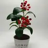 Flores Artificiales, Plantas Falsas para Decoración de Sala de Estar, Plantas Verdes Artificiales de Pie para Dormitorio, Adornos en Maceta, Decoración de Interior Monstera, Plantas Falsas