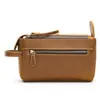 Bolso de Mano de Cuero Crazy Horse para Hombre, Neceser de Cuero Genuino, Piel de Vaca de Capa Superior Retro, Bolsa de Almacenamiento Multifuncional de Gran Capacidad, Venta al por Mayor