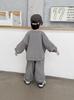 Traje de Murciélago para Niños, Nuevo Estilo Primavera y Otoño, Versión Coreana, Ropa Deportiva para Niños, Transpirable, Suave, Resistente al Color, Anti-Pilling, Cálido y Absorbe la Humedad