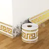 Zoclo Grueso Autoadhesivo para Venta al por Mayor Transfronteriza Pegatina de Pared para Zoclo Pegatina de Azulejo Imitación para Alféizar de Ventana Línea de Cintura Mármol Impermeable