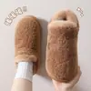 Zapatos de algodón antideslizantes de suela gruesa para mujer, otoño e invierno, de felpa cálida para interior, zapatos de algodón peludos para pareja para el hogar, para hombre, al por mayor
