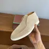 Mocassins femininos de cano alto, sapatos casuais sem cadarço, botinhas casuais retrô, sapatos casuais para casais