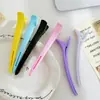 Pinzas de cocodrilo coloridas sin costuras del fabricante para seccionar el cabello, pinzas de posicionamiento para levantar la raíz y dar volumen en la coronilla, venta al por mayor transfronteriza
