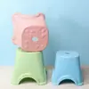 Banqueta Grande de Plástico para Uso Doméstico, Banqueta de Banheiro, Banqueta Infantil, Impressão Personalizada para Presente, Banqueta de Massagem para Trocar de Sapato, Antiderrapante, Adequada para Sentar