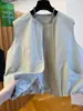 Elegante y único, este chaleco sin mangas de corte holgado estilo americano es una nueva colección de otoño para mujer.. Es una chaqueta corta y un chaleco, modelo A14460