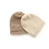 Chapéus de cashmere no atacado, chapéus de tricô quentes e espessos de cor sólida versáteis para mulheres no inverno, protegendo as orelhas, presentes de compras