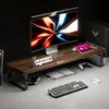 Suporte multifuncional para monitor, rack de armazenamento para computador, organizador de mesa de escritório