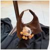 Bolsa Pequena Tendência Transfronteiriça para Mulheres, Nova Bolsa Transversal Vintage Fosca Outono/Inverno 2026, Bolsa de Mão com Design de Nicho Bolsa Dumpling