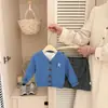 Pantalones Cortos de Lana Vintage para Bebé Otoño 2026 Nuevo Estilo Coreano Cintura Elástica Versátiles de Longitud Media para Niñas