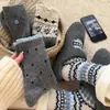 ¡Combinación Súper Estilo Coreano de Calcetines de Lana! Calcetines Versátiles de Dibujos Animados de Cachorro Estilo Coreano para Otoño e Invierno Cálidos de Lana Engrosada