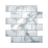 Pegatinas de Pared de Ladrillo Blanco Autoadhesivas Creativas Estéreo 3D de Epoxi Impermeables a Prueba de Aceite Decoración de Interiores Papel Tapiz Venta Directa de Fábrica