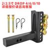 Fábrica de Origen Transfronterizo Brazo de Remolque Vehículo Todoterreno Brazo de Remolque Ajustable con Múltiples Orificios Cabezal de Bola Doble Cabezal de Bola Triple Gancho de Remolque