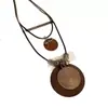 Nuevo Collar Largo de Plumas Estilo Zen Chino para Mujer, Cadena Decorativa Retro Étnica para Suéter, Accesorio Colgante Bohemio