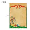 8 Bloc de Cartas Retro de Papel Kraft, Creativos Blocs de Cartas Europeos con Encaje A5, Cartas de Agradecimiento, Cartas Románticas de Amor, Estilo Nuevo, 8 Piezas