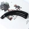 Presilha de cabelo grande vertical fosca simples para rabo de cavalo meninas após a viagem presilha de cabelo atacado