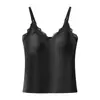 Nova Roupa Íntima Feminina de Renda para Modelar o Corpo, Outono Inverno, Almofadas para Sutiã, Colete Quente, Não Precisa de Sutiã, Proteção contra o Frio, Roupa de Baixo, Colete ns