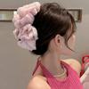 Nuevo Clip de Lazo para Recoger el Cabello Medio Recogido Accesorios para el Cabello de Hada Clip Grande de Tiburón Celebridad de Internet Mismo Estilo Horquilla Tocado de Lujo Ligero