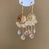2026 Novos Brincos de Franja de Cristal Estilo Étnico Boêmio Brincos de Tarraxa Personalidade Exagerada Brincos de Luxo para Mulheres