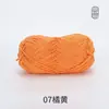 Xuefeier Algodão Penteado de Bebê 5 Fios Leite DIY Bola de Lã Grossa Material para Crochê Feito à Mão Bolsa Fio de Algodão