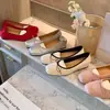 Versão em Couro com Salto Escondido de 3,5cm ~ Sapatilhas Raso Quadradas com Laço para Mulheres, Sapatos Mary Jane de Couro Genuíno para Primavera e Outono