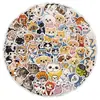 Pegatinas de colección de gato y perro de dibujos animados, lindas mascotas gato y cachorro mezclados, para Libro de Mano, Taza de Agua, pegatinas decorativas impermeables