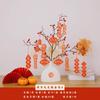Decoração de aniversário de bebê lua cheia Cento e Um dias fundo vaso conjunto senso de cerimônia cena festiva adereços pegar semana