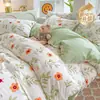 Capa de Colcha Peça Única 150X200X230 Não Algodão Algodão Puro Capa de Colcha Dormitório Estudantil Lençol de Cama Individual Capa de Colchão para Casa 3