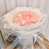 [Atacado do Fabricante] Buquê de Sabonete Rosa Azul Gelo Buquê de Flores Eternas Presente de Dia dos Namorados para Namorado/Namorada