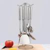 Venta al por mayor, regalo, espátula de acero inoxidable, vajilla, juego completo, pala de cocina para el hogar, sartén antiadherente, utensilios de cocina engrosados