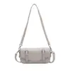 Bolso de Mano Cuadrado Pequeño de Moda, Sencillo y Versátil para Mujer, Nuevo Diseño Coreano Invierno 2025, Bolso Ligero de Hombro y Cruzado