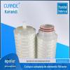 Elemento filtrante dobrável microporoso de polipropileno 40 polegadas Elemento filtrante Fabricante Atacado Tamanho Completo Microporoso Dobrável Altura 222 Parafusos