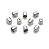 Tampas de Borla de Ferro com Furos, Tampas Pequenas de Ferro, Tampas de Flor Galvanizadas Feitas à Mão para DIY, Pingentes, Brincos, Acessórios de Joias
