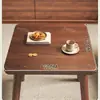Mesa de Mesa Moderna Minimalista de Color Crema Estilo Nórdico Tendencia Estilo Francés para Dormitorio del Hogar, Mesa Auxiliar de Sala de Estar, Mesa Pequeña