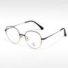 F99072 armazón de metal al por mayor armazón de gafas de moda retro artístico degradado oro seda se puede equipar con gafas para miopía